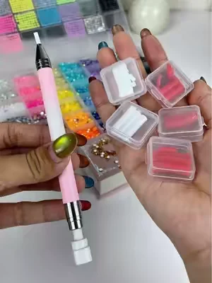 This diamond painting pen will make doing the diamond painting SO much more enjoyable!#spotlightfinds #tiktokshopmemorialday #fyp  #diamondpainting #diamondart