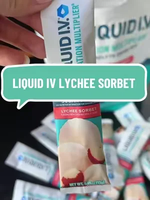 🚨 NEW flavor alert!! Lychee sorbet liquid iv is already selling out fast ☀️💦 @Liquid I.V. #dealsforyoudays #electrolytes #hydration 
