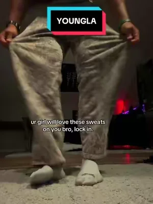 Get a pair before they go back to full price. I am 6ft size L #youngla #gym #sweats #mensclothing #dealsforyoudays 
