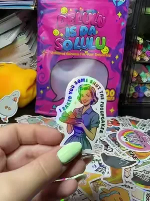 #Stickers #Funny #Hilarious #tiktokmademebuyit #Delulu