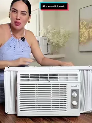 DFYD】Aire acondicionado de ventana pequeño Midea EasyCool de 5000 BTU con controles mecánicos – Enfría hasta 150 pies cuadrados; cuenta con controles mecánicos fáciles de usar y filtro reutilizable; ideal para dormitorios pequeños, salas de estar y oficinas en casa.#tiktokshopcreatorpicks #dealsforyoudays #aireacondicionado #airconditioner #esencialesdelhogar 