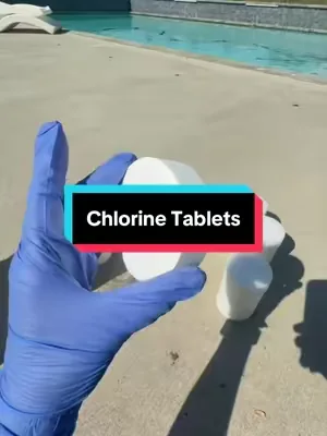 Pool chlorine tablets #poolmaintenance #chlorine #poolcleaning #chlorinetabletforpool #pools @Profeliz Pool Supplies 