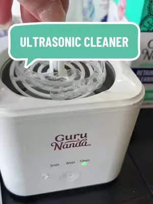 If you have retainers or aligners you need this ultrasonic cleaner 🧼🦷 @GuruNanda LLC @Pearl | 50+ TTS @Puneet Nanda bridge the gap #ultrasoniccleaner #dealsforyoudays 