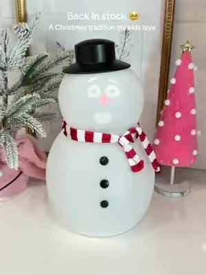 This cute little animated snowman went out of stock so fast last year. Trust me this is one of those things. Your kids will remember getting out every year such a cute Christmas decor and Christmas tradition.  #christmasdecor #christmastraditions  