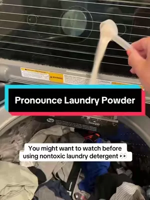 Pronounce nontoxic laundry detergent @Pronounce #laundryday #laundrypowder #laundrydetergent #nontoxicliving #laundryhack 