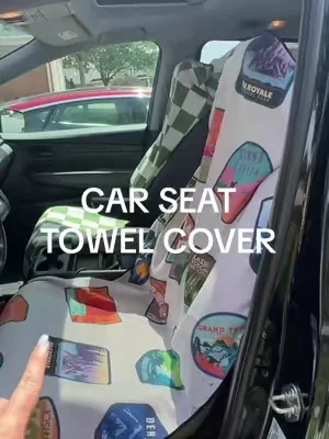 If you’ve ever gotten into your car in July and immediately regretted every life choice you’ve ever made…This is for you. 🤣🥵 These towel seat covers create a barrier between you and those blazing hot seats, and they make your car feel so much more comfortable during the summer months. These also great as parents!  One thing I’ve learned as a mom? Anything that makes cleanup easier is worth it. These seat towel covers catch wet swimsuits, snack crumbs, sunscreen, dirt from soccer practice, and all the other surprises kids bring into the car. Then I just toss them in the wash instead of scrubbing my seats. #cartowel #towels #carseattowel #towel #dealsforyoudays 