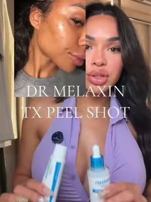 Dr. Melaxin Peel Shot Exfoliating TX-Serum said dark spots be gone! 👋🏽✨ #darkspottreatment #hyperpigmentation 