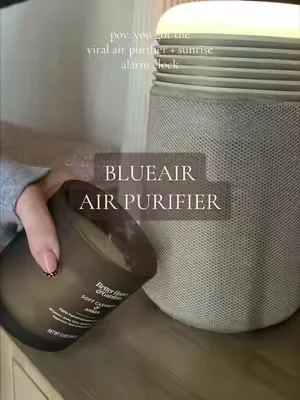 And she looks good too😮‍💨🤌🏼 @Blueair #DealsForYouDays #airpurifier #cleanair #betterair #sunrisealarmclock 