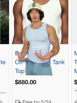 $880 for a tank top 😭