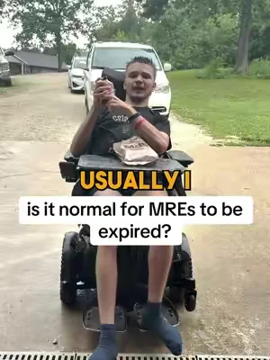 is it normal for MREs to be expired? #disabled #food   #funny #comedy 