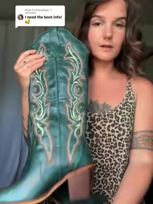 Replying to @That.ginger_ boot info!! I linked them in this video :) so so comfy! #dealsforyoudays #SummerWins #SummerVibes #cowboyboots #cowgirlboots 