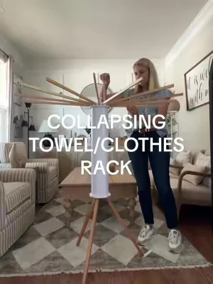 If you have kids, you already know. There’s always something that needs to dry overnight—swimsuits, sports uniforms, delicate clothes, blankets, you name it. This folding drying rack has become one of those things I use constantly but never knew I needed. #dryingrack #clothesdryinghack #drying #laundryroom #dealsforyoudays 
