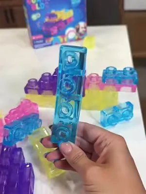 You cannot tell me these are not the coolest blocks for kids! ##dealsforyourdays##summervibes##kidsbuildingblocks##kidstoys
