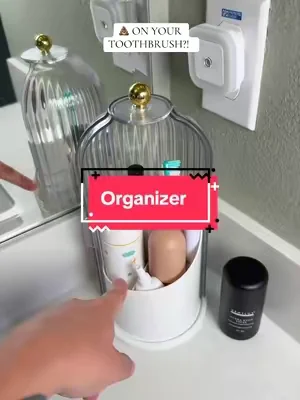 It’s cute too  #organizer #bathroomorganization 