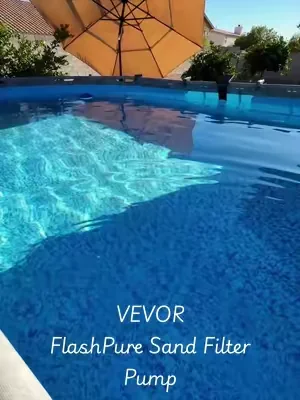 💦 This is the ultimate hack for effortless pool maintenance. The VEVOR FlashPure Sand Filter Pump automatically filters out the dirt and debris that makes your water cloudy, leaving you with a pristine backyard oasis. Want to keep your above-ground pool crystal clear without spending your whole weekend cleaning?…. Click the orange cart and snag one up  #abovegroundpool #cleanpool #SummerWins #DealsForYouDays #tiktokshopcreatorpicks 