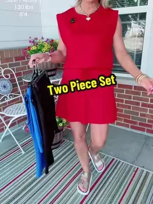 The mom approved two piece set of the Summer. #twopieceset #SummerWins #dealsforyoudays #tiktokshopdealsforyoudays #SummerVibes @Grecerelle 