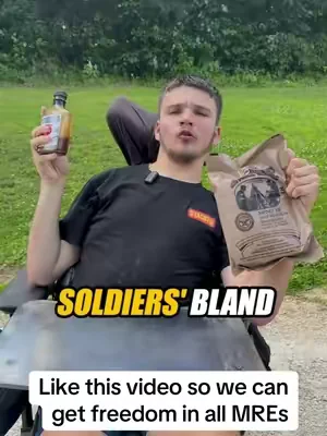 Like this video so we can get freedom in all MREs #disabled #food #veteran 