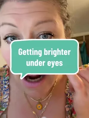 This makes my eye bags look so much lighter and brighter! #eyebags #skincare #resultsmayvary #notmedicaladvice 