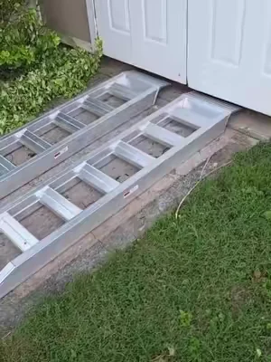 Loading equipment doesn't have to be a struggle. These heavy-duty aluminum ramps are built for ATVs, mowers, motorcycles, and more, giving you a secure and reliable way to load up and get moving. Lightweight, strong, and easy to store. 🛻🛠️ #TikTokShopCreatorPicks #tiktokshopstockup #BigDreamsStartSmall #dealsforyoudays #TruckLife @VEVOR Store 