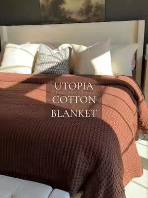 The coziest prettiest blanket😮‍💨🤌🏼 @Utopia Brands #DealsForYouDays #homedecor #throwblanket #utopiabedding #bedding