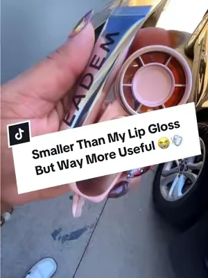 The way this tiny fan is smaller than my lip gloss but somehow works harder than half the things in my purse. 😭 If you’re tired of sweating through your makeup, overheating in the car, standing in long lines, dealing with hot flashes, or just surviving summer… this little fan earns its spot in your bag fast. One of those purchases you don’t think you need until you use it once. 💨✨  #portablefan #minifan #summeressentials #dealsforyoudays #summerwins 