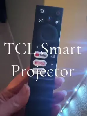 Movie night just got so much better! 🙌🏼🍿#tclprojector #tvprojector #smartprojector #movienight #outdoormovienight 