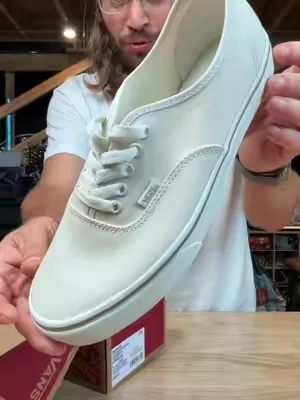 New vans authentic in turtle dove 🕊️ #vans #vansauthentic #turtledove 