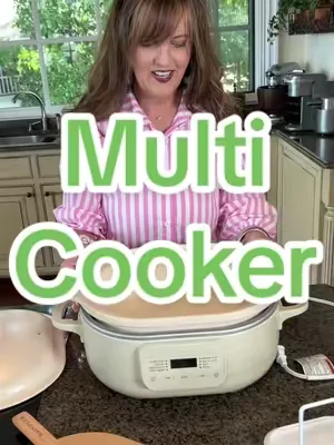 I walked in and handed this to Mama as a surprise 😂 The smile on her face said it all. ❤️😭 #slowcooker #multicooker #momanddaughter #cookingathome #kitchenfinds 