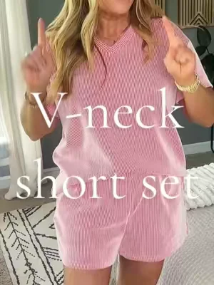 Replying to @Sunshine The cutest throw on and go short set! #shortset #twopieceset #loungeset #loungewearset #comfyset