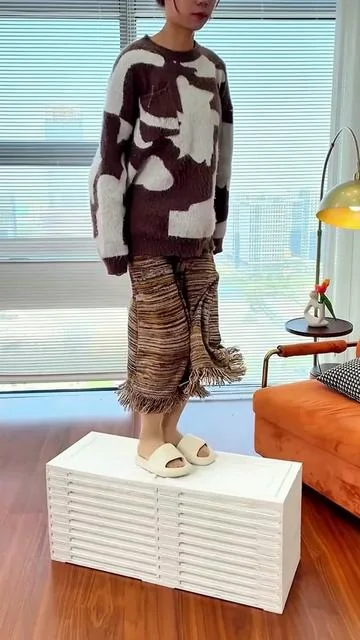 With this folding shoe cabinet, your shoes will be neat and clean  #shoecabinet #shoerackorganizer #tiktokshopus 