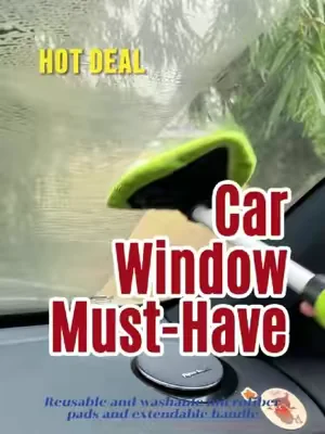 This brush seriously makes cleaning the inside of my car windshield so much easier!!!😍🧼#car #carwindowcleaning #dealsforyoudays #tiktokshopdealsforyoudays #summerwins