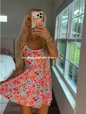 SO cute 😍💫🩷💅🏼 #swim #swimdress #DealsForYouDays #summerwins #poolday 