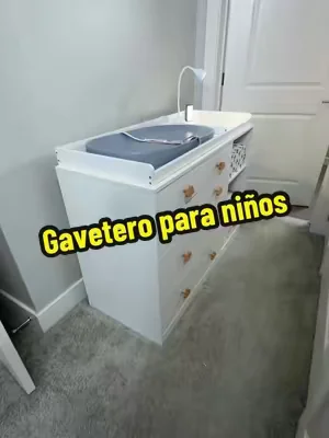 Gavetero de madera para bebé #dealsforyoudays #EasyReturnsEveryTime #summerwins #babyroom 