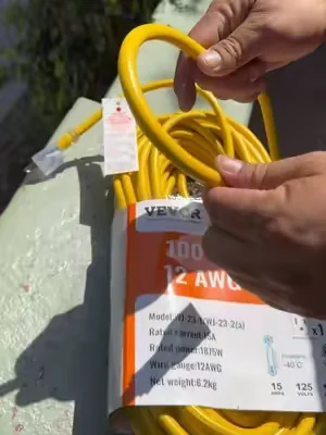 Cable de extensión 100ft #extensions #electrician #extensioncords #VEVOR #construction @VEVOR Store 