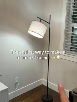 The easiest way to make a room feel warmer ✨ This modern floor lamp adds soft, cozy lighting without needing a full room makeover. The slim standing design makes it easy to place next to a couch, chair, or reading corner, and the adjustable color temperatures let you switch between warm, neutral, and brighter light depending on the mood. #floorlamp #standinglamp #livingroomlamp #modernfloorlamp #cozylighting floorlamp standinglamp livingroomlamp modernfloorlamp cozylighting adjustablefloorlamp readinglamp minimalistlamp homelighting livingroomlighting homedecorfinds