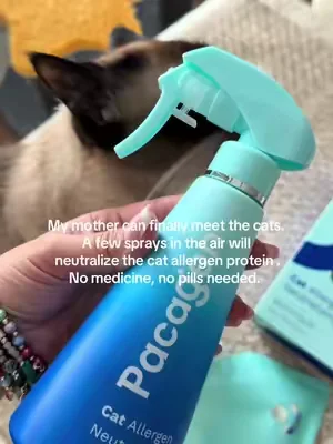 It has worked wonders since the start of jeans adoption. @Pacagen #catsoftiktok #catallergy #allergictocats #pacagen
