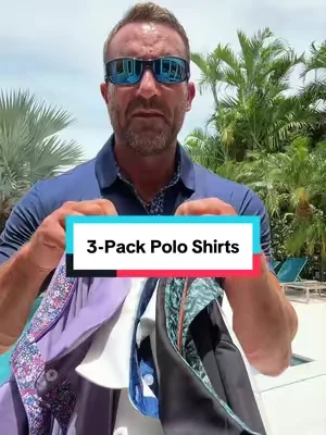 This 3 pack of men’s polo shirts is soft, breathable, and easy to pair with shorts, jeans, or dress pants. Clean style, all-day comfort, and a fit that looks great wherever you’re headed.  #menspoloshirt #poloshirt #mensshirt #SummerVibes #DealsForYouDays 
