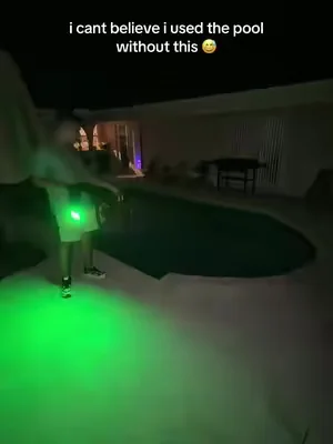definitely way cheaper than getting a pool light professionally installed 🔥 ##pool##poolday##poolparty##poollights##dealsforyoudays