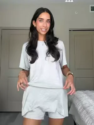You’ll never want to take these off or sleep in anything else after trying this cooling pajamas set 🧊 #pajamaset #pajamas #coolingpajamas @Mellow Sleep #dealsforyoudays #mellowsleep 
