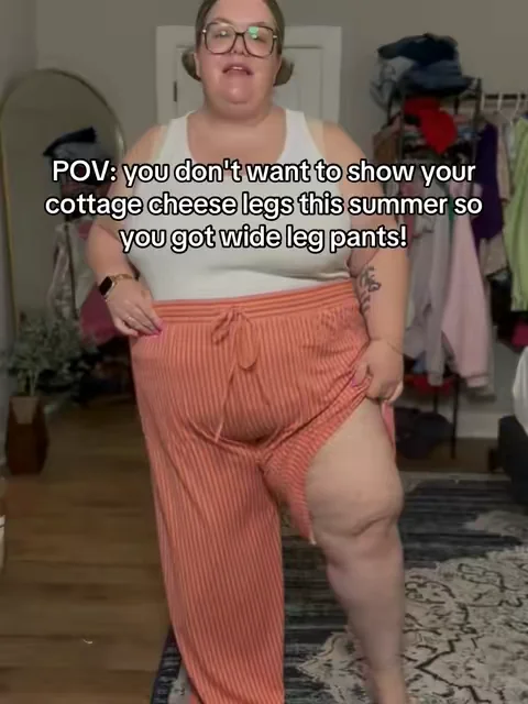 These wide leg pants have saved me from having to wear shorts. They are honestly cooler than shorts and have more airflow. I am obsessed with how soft they are and they are so fun to style. They come up to size 5X in plus size and have so much stretch! #dealsforyoudays #summerwins #plussizeclothing #plussize #widelegpants 