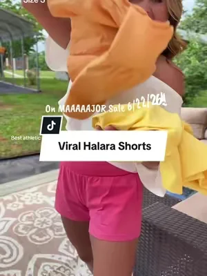 The viral 2 in 1 @Halara_official athletic shorts are worth the hype and on an insane deal 6/22/26!  #halaralistens #activeinhalara #halarashorts 