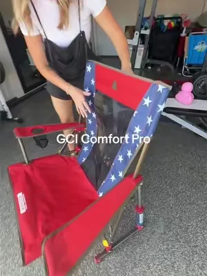 GCI makes the best chairs, and call her ‘merica! #GCI #outdoorchair #foldingchair #campingchair 