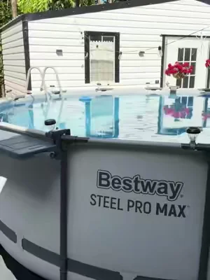 Piscina de Bestway para disfrutar #DealsForYouDays #TikTokShopCreatorPicks #piscina 