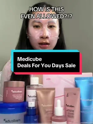 not sure which employee crashed out but im here for it 😫🫶🏼 also this is SO MUCH more affordable than getting them separately 🤍 medicube affordable glass glow set dull uneven skin tiktok shop #tiktokshopcreatorpicks #tiktokshopsummerturnup #DealsForYouDay #tiktokshopdealsforyou #medicube medicube best 8 piece beginner korean skincare gentle glow routine hydrating brightening glass skin buy with coupon maehni @medicube US Store @medicube global 