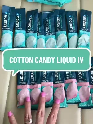 Cotton candy liquid IV always sells out ☀️💦 @Liquid I.V. #dealsforyoudays #electrolytes #hydration 