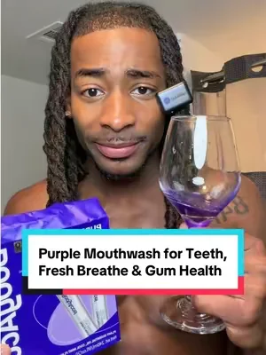 This stuff actually works and removes all the yucky stuff from your mouth leaving you with fresh breath 🦷 #purplemouthwash #mouthwashing #freshbreath #dealsforyoudays #oralhygiene 