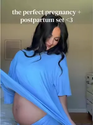 the mamas r RAVINGGG over this set 🫣 and i understand the hype 🩵 #pregnancy #maternityfashion #postpartum #goinghomefromthehospital #pregnancyjourney  maternity clothes, maternity set, pregnancy set, tiktok fashion finds, postpartum clothes, postpartum fit, going home from the hospital outfit, third trimester finds, baby must haves, pregnancy must haves, fashion pregnancy, pregnancy ootd 