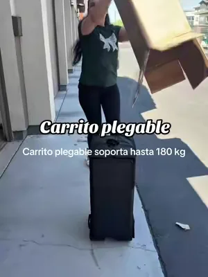Carrito plegable soporta hasta 180 kg. Aprovecha los especiales. #carritoplegable #dealsforyourdays #carrito #collapsiblewagon #campinggear 
