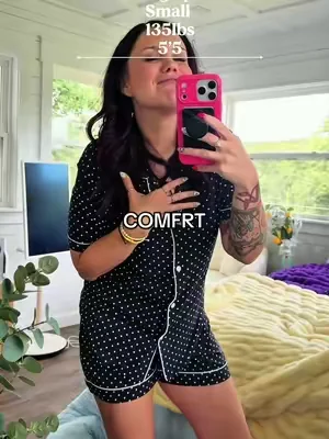 I swear my life has been changed by pajamas  #comfrtlunalounge #comfrtjammies #matchingpajamas #loungewear  @Comfrt 