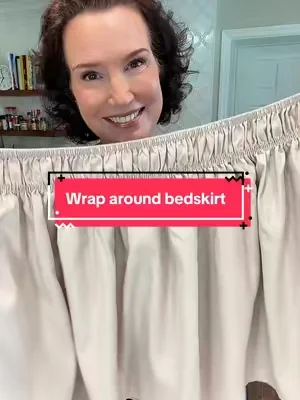 Found the most genius bed skirt on TikTok Shop and now I need one for every bed #bedskirt #bedroomstoragehack #TikTokShopfinds #homedecor #dealsforyoudays